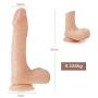 7.87 Inch Soft Silicone Layer Relax Massager Toys with Suction Cup Made of Health Material whyszygd