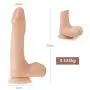 7.87 Inch Soft Silicone Layer Relax Massager Toys with Suction Cup Made of Health Material whyszygd