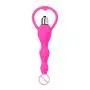 Silicone AnalBeadsMassagerPlugDildoButt Hook Trainer Toys for Lover Pink