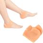 Madholly 5 Pairs Gel Heel Sleeves, Breathable Silicone Heel Socks Protectors to Repair Dry Cracked Heel and Reduce Pains of Plantar Fasciitis, Achilles Tendonitis Tendon, Heel Spurs, Sore Heel
