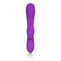 CalExotics Embrace Massaging G-Rabbit - Waterproof Vibrator Toys for Couples - Adult Sex Clitoral G Spot Massager - Purple