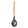 Runshiwan Wood Handle Silicone Kitchenware Non-stick Cook Utensils (Leakage Spoon)