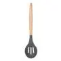 Runshiwan Wood Handle Silicone Kitchenware Non-stick Cook Utensils (Leakage Spoon)