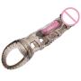 Privacy Packaging. Silicone penile Condom Expander expands Male Chastity Toys Lengthen Cock Sleeves