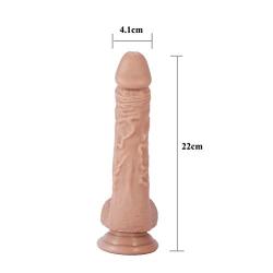 NaNIU Womens 8.66-Inch Silicone Soft-??ld?, Realistic Texture and Real Touch Toys - Pink of Love, Pleasing Toys for Men Women (Color : D)