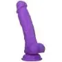 Lickerlish Tripp 6.2" Premium Silicone Dildo Purple with Suction Cup