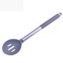 Hjyi Kitchen Cooking silicone kitchenware resistant to high temperature non-stick pot cooking spoon shovel stainless steel handle silicone leakage shovel (3-piece set)