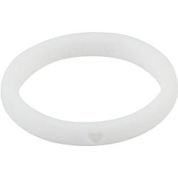 LearnFitFun Silicone Wedding Rings for Women. Thin Stackable Rubber Engagement Bands Single or Set of 10 Rings. Size 4-10 WNDRNG