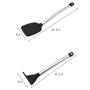 SKYyao Kitchen utensil set Silicone kitchenware nine-piece multi-functional silicone kitchenware set non-stick spatula spoon cookware stainless steel