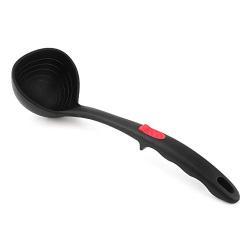 Kitchen Supplies Colander Leaking Shovel Rice Spoon Kitchenware Silicone Kitchenware Set Spatula Soup Spoon Tool Accessories (Color : 04)
