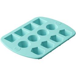 ROSANNA PANSINO by Wilton Silicone Gem Shapes Candy Mold, 12-Cavity