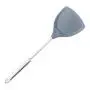 Hjyi Kitchen Cooking Stainless steel silicone kitchenware set silicone spatula spoon spoonful rice spoon non-stick pot cooking kitchenware high temperature resistance (six-piece set)
