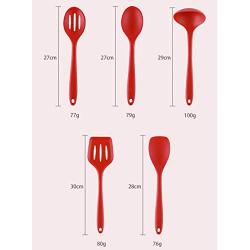 Silicone Kitchenware Set - Kitchen Gadgets Non-stick Cookware, Spoon Shovel 5 Piece Set Kitchenware Set, is a great gift for chefs, 5-piece set