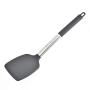 JunbosiKitchenware Silicone Kitchenware 4 Piece Set Non-Stick Pan Shovel Wide Head Stainless Steel Shovel Shovel Cooking Shovel Cooking Shovel Set,Red