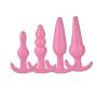 MXJYB Four Sets of Luxury Silicone Plug Training Device Entertainment Toys Beads for Beginners, Purple MXJYB (Color : Pink)