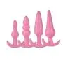 MXJYB Four Sets of Luxury Silicone Plug Training Device Entertainment Toys Beads for Beginners, Purple MXJYB (Color : Pink)