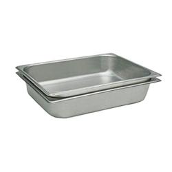 Update International STP-1004 Full Size Pan Straight-Sided 25 Gauge, 4" Deep