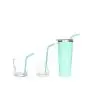 Build-A-Straw Reusable Silicone Drinking Straws (Sea Turtle Collection)