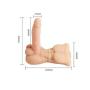 UITAB 5.1 Inch Lifesize Realistic Lovely Torso Relaxation Massager Wand Toys-100% High-Quality Silicone Material UITAB