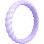 ThunderFit Womens Thin Swivel Rings, 10 Rings / 8 Rings / 4 Rings / 1 Ring - Stackable Silicone Wedding Rings - 2.5mm Wide - 2mm Thick