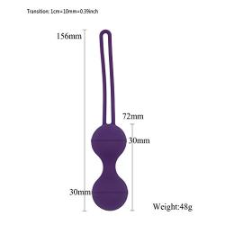 Knowwest Waterproof Silicone Kegel Exercise v?-gin?ll Trainer Tightening Toy Balls for Women