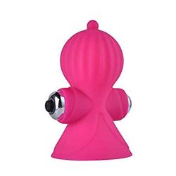 WaWei-Toys Mini Silicone Vacuum Soft Suctiǒn Cup Massager to Enhance Blood Flow - Strong Adsorption (Color : Rose Red)