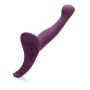 CalExotics Her Royal Harness Mutual Pleasure Silicone G-Spot Me2 Probe, Purple