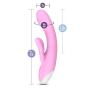 Hop - Lola Bunny - 7 Vibrating Functions Strong Rumbly Platinum Silicone Vibrator - Powerful G Spot and Clitoral Stimulator - Waterproof - Sex Toy of Women - Sex Toy for Couples (Pink)