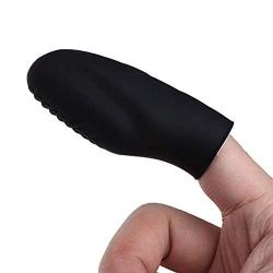 Durable Black Soft Silicone Mini Finger V-íbrátor Sexy Toys for Woman