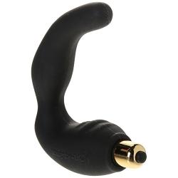 Rocks Off Naughty-boy Double P Spot Silicone Massager, Black