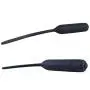 Urethral Sounds Vibrating HONGSA Urethral Dilator Sleek Sperm Plug Stimulating Urethral Male Massager - 10 Frequency Prostate Vibrator Silicone Dilator Penis Plug Stimulator Sex Toy (Black, 5.5mm)