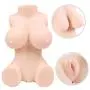 3D Realistic Artificial Toy for Male with 2 Entries Cup Soft Silicone,Soft Lifelike Silicone Dolls Mens Male Adult Toy, Best Men Gift Silicone Couples Toy,T-Shirt Underwear