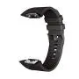 NotoCity Compatible Samsung Gear Fit2 Pro Band Solft Silicone Gear Fit2 Watch Strap for Samsung Gear Fit2 Pro Smartwatch Bans(Black, Large)