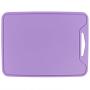 Cutting Board Chopping Board With Hanging Hole Food Grade Silicone Flexible Easy to Clean for Home Kitchen Use Purple Kitchenware