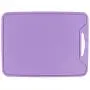 Cutting Board Chopping Board With Hanging Hole Food Grade Silicone Flexible Easy to Clean for Home Kitchen Use Purple Kitchenware