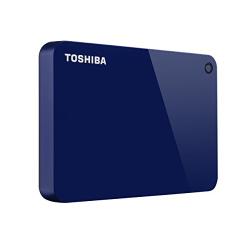 Toshiba Canvio Advance 1TB Portable External Hard Drive USB 3.0, Blue (HDTC910XL3AA)