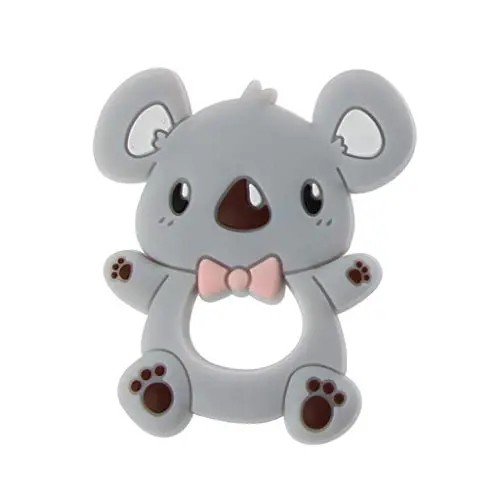 YOUSIKE Silicone Koala Teether Pendant, BPA Free Teething Toys, Baby Teether Teething Accessory