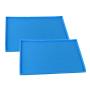 Premium Silicone Cake Roll Maker, Silicone Baking Mat, Multipurpose Silicone Nonstick Pastry Mat, Swiss Roll Cake Mat Flexible Baking Tray Silicone Pizza Cookies Mold Baking-2pack(1012, Blue)