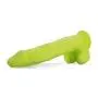 Lickerlish SPATTS 8.5" Premium Silicone Dildo Neon Green with Suction Cup