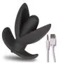 Adult Personal Silicone Anchor Extendable Rechargeable Moving Plug Toys Black Variety2674