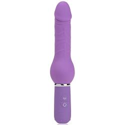 LILER Universal Vibrating Vibrator Dildo,10-Frequency Vibration Waterproof Silicone Vibrator Dildo with Vivid Prominent Veins for Women’s Masturbation and Massage, G-Spot Stimulation, 8.5 Inches Adult’s Sex Toy (Purple)