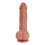 Realistic Dildos with Suction Cup,Double Layer Silicone Flexible Lifelike Penis for Hands-Free Anal Play Vaginal G Spot Stimulator Adult Sex Toys Female Masturbation