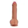 Realistic Dildos with Suction Cup,Double Layer Silicone Flexible Lifelike Penis for Hands-Free Anal Play Vaginal G Spot Stimulator Adult Sex Toys Female Masturbation