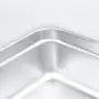 4" Deep Steam Table Pan 1/4 Size, 3 Quart Stainless Steel Anti-Jam Standard Weight Hotel GN Food Pans - NSF (10.43&quotL x 6.37&quotW)