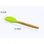 SKYyao Kitchen utensil set Silicone Kitchen 9-piece set wooden handle kitchenware silicone shovel spoon Silicone