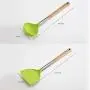 SKYyao Kitchen utensil set Kitchen Tools Silicone Kitchenware 8 piece set cooking tools wooden handle cooking eight piece set silicone