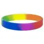 GOGO Rainbow Pride Wristbands Silicone Bracelets Rubber Bands Party Accessories