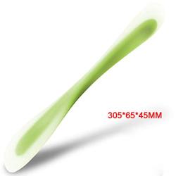 Kitchenware Utensils Premium Silicone One-piece Dual Use Spatula Green