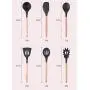 Silicone Kitchenware Set of 9 Nonstick Cookware Shovel Spoon Tool Set Shovel Soup Hedgeware Green Cooking Cookware
