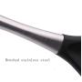 Kitchenware Utensils Set 2 Piece Premium Silicone Stainless steel Heat Resistant Non-Stick Cooking Professional Tools Black